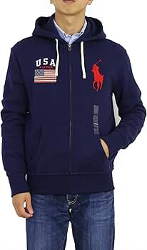 超希少品】Polo ポロラルフローレン ジップパーカー ビッグポニー