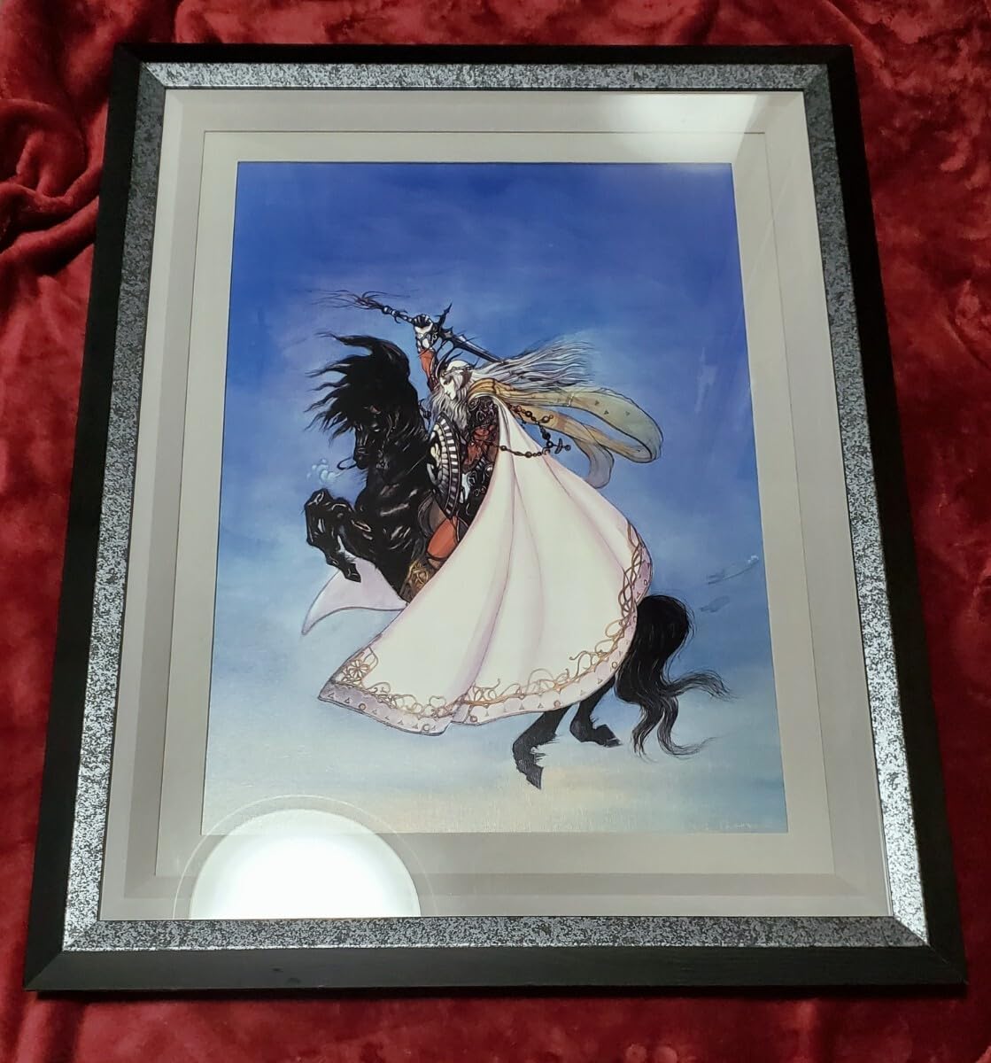 Amazon.co.jp: アールビバン限定200部天野喜孝 直筆サイン入版画『白