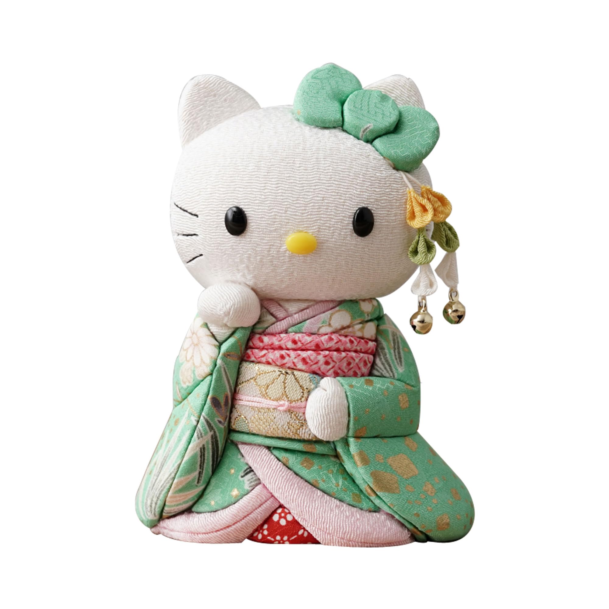 Amazon.co.jp: 招きハローキティ(舞妓/緑)キティちゃん キティ 人形