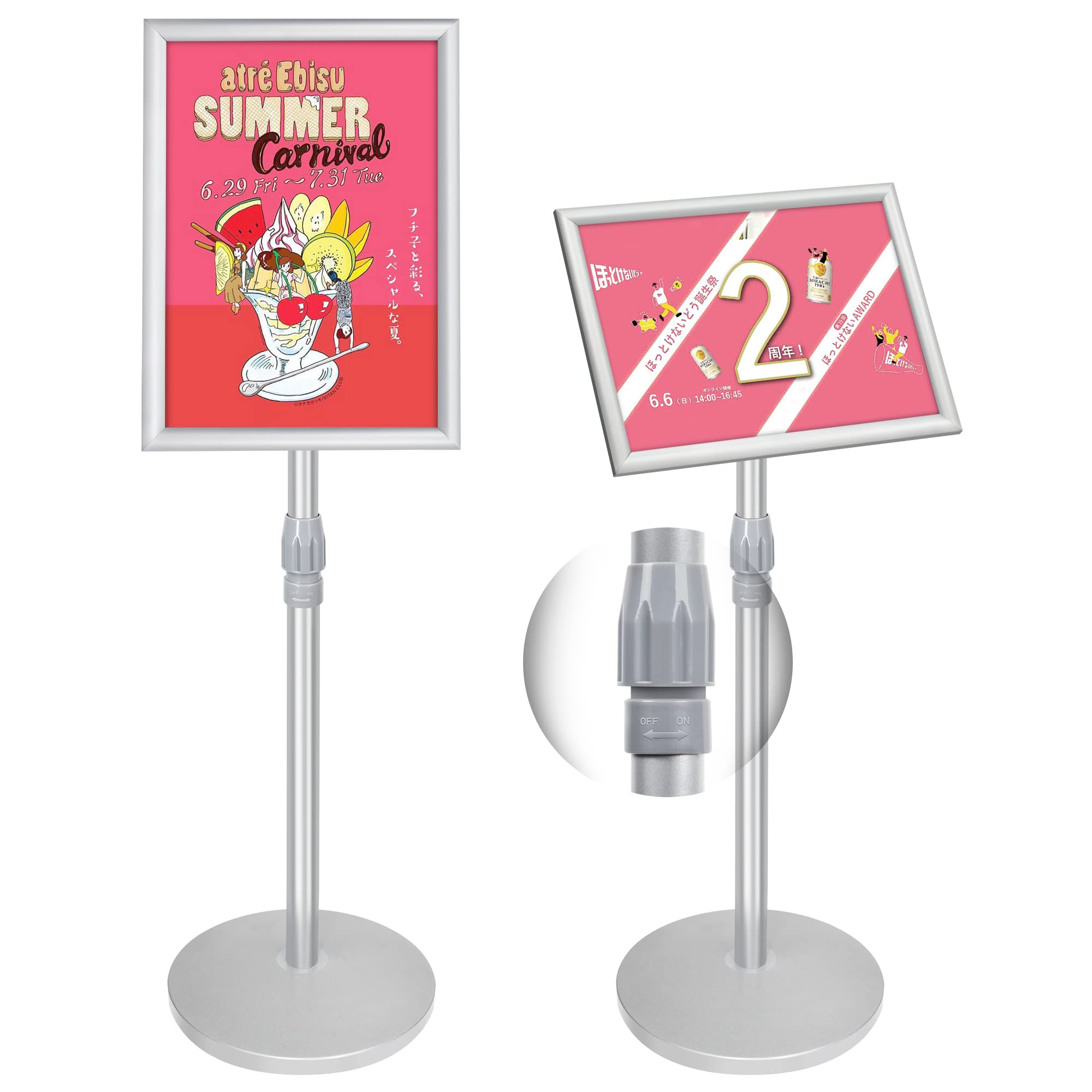 Amazon | VAIIGO 重い案内板 スタンドボード A3サイズ立て看板 高さ