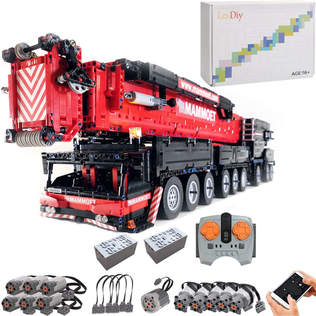 Amazon.co.jp: MAYS RCクレーン Liebherr LTM 1750-9.1クレーン用 7769