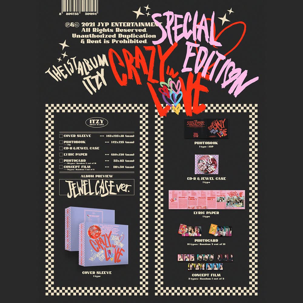 Amazon.com: ITZY - [ SPECIAL EDITION] Crazy In Love The 1st Album