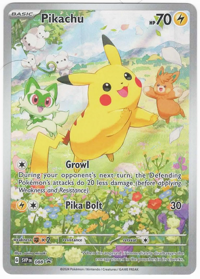 ピカチュウ P [SVP EN 225]【英語版】 6枚セット ピカチュウ P [SVP EN