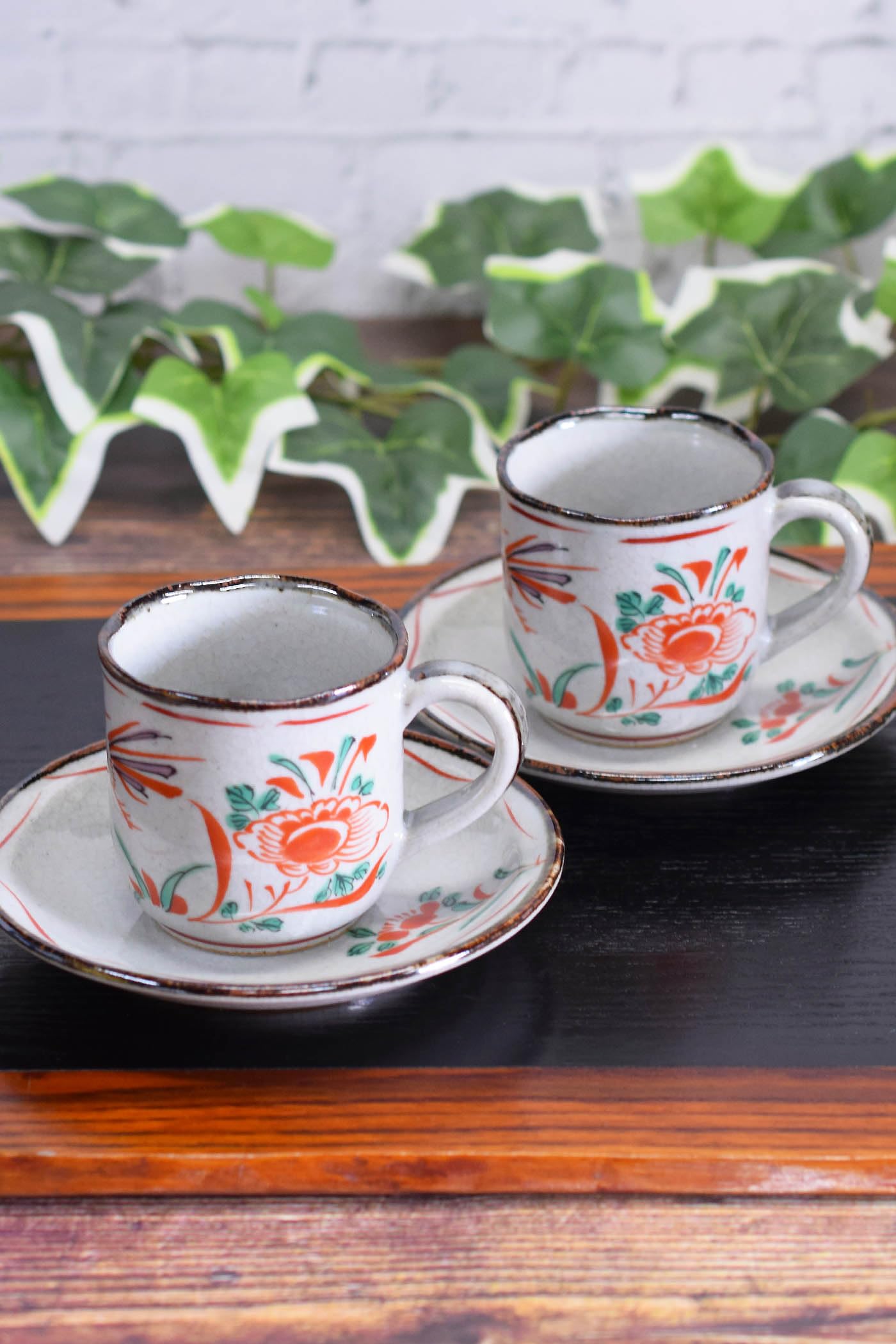 Amazon | 和座の蔵 おしゃれ 食器 九谷焼 コーヒーカップ＆ソーサー