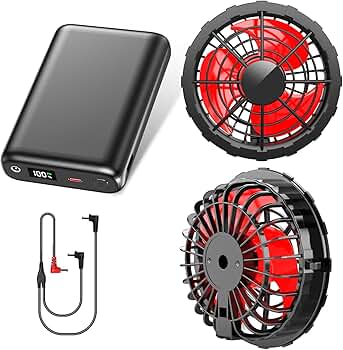 Amazon.co.jp: 空調作業服 ファンバッテリーセット 33V 超高出力 2025