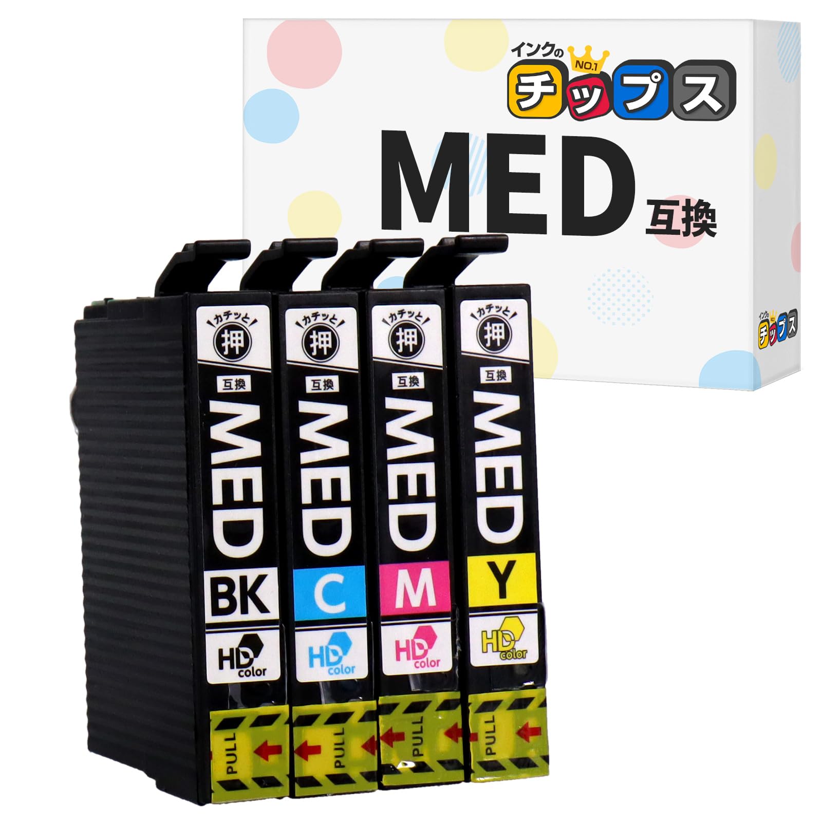 Amazon.co.jp: インクのチップス エプソン用 MED(メダマヤキ) 互換