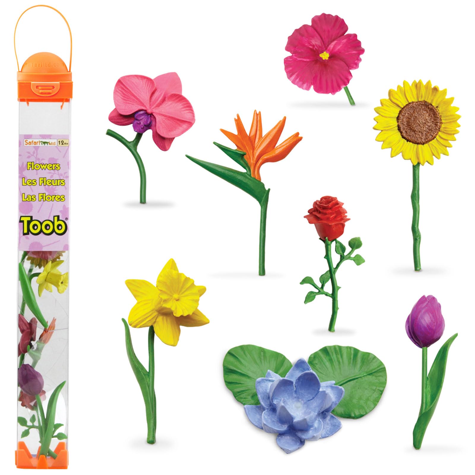 Amazon.com: Safari Ltd. Flowers TOOB - Mini Figurines of Rose