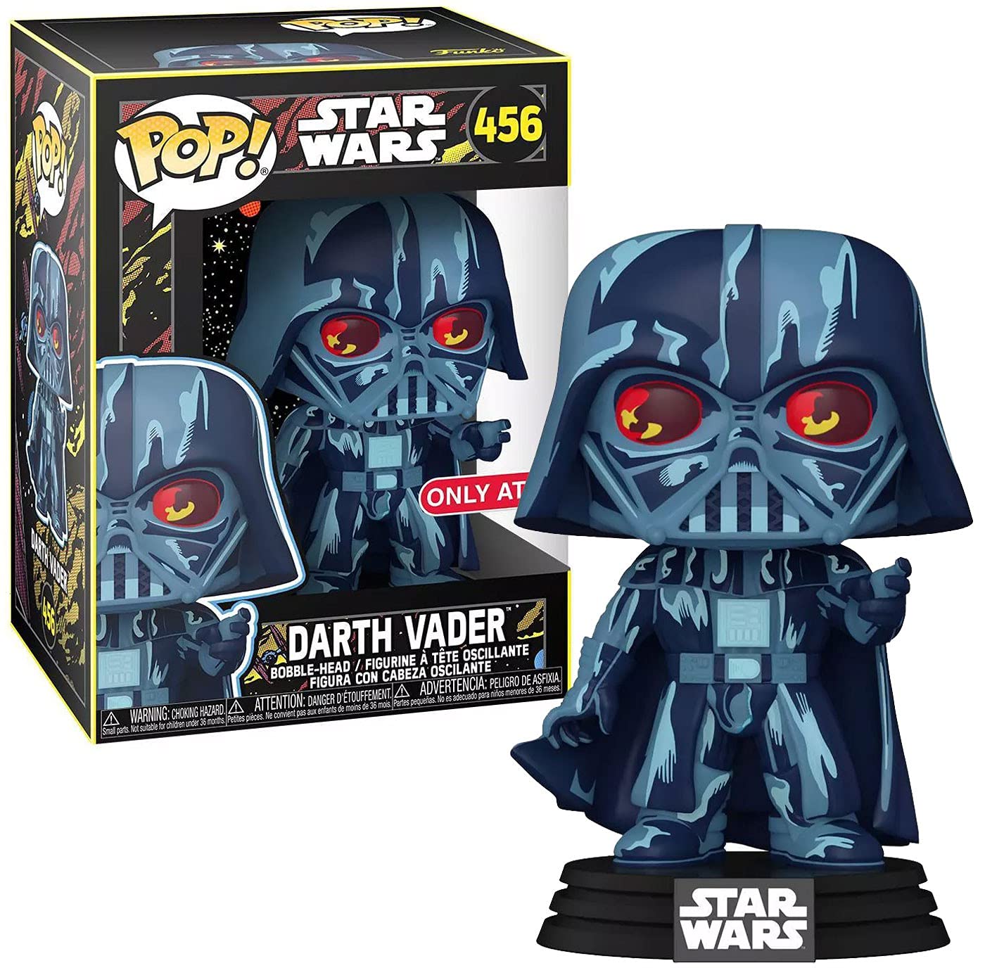 Amazon.co.jp: Funko POP! Star Wars Retro Art Exclusive Darth Vader