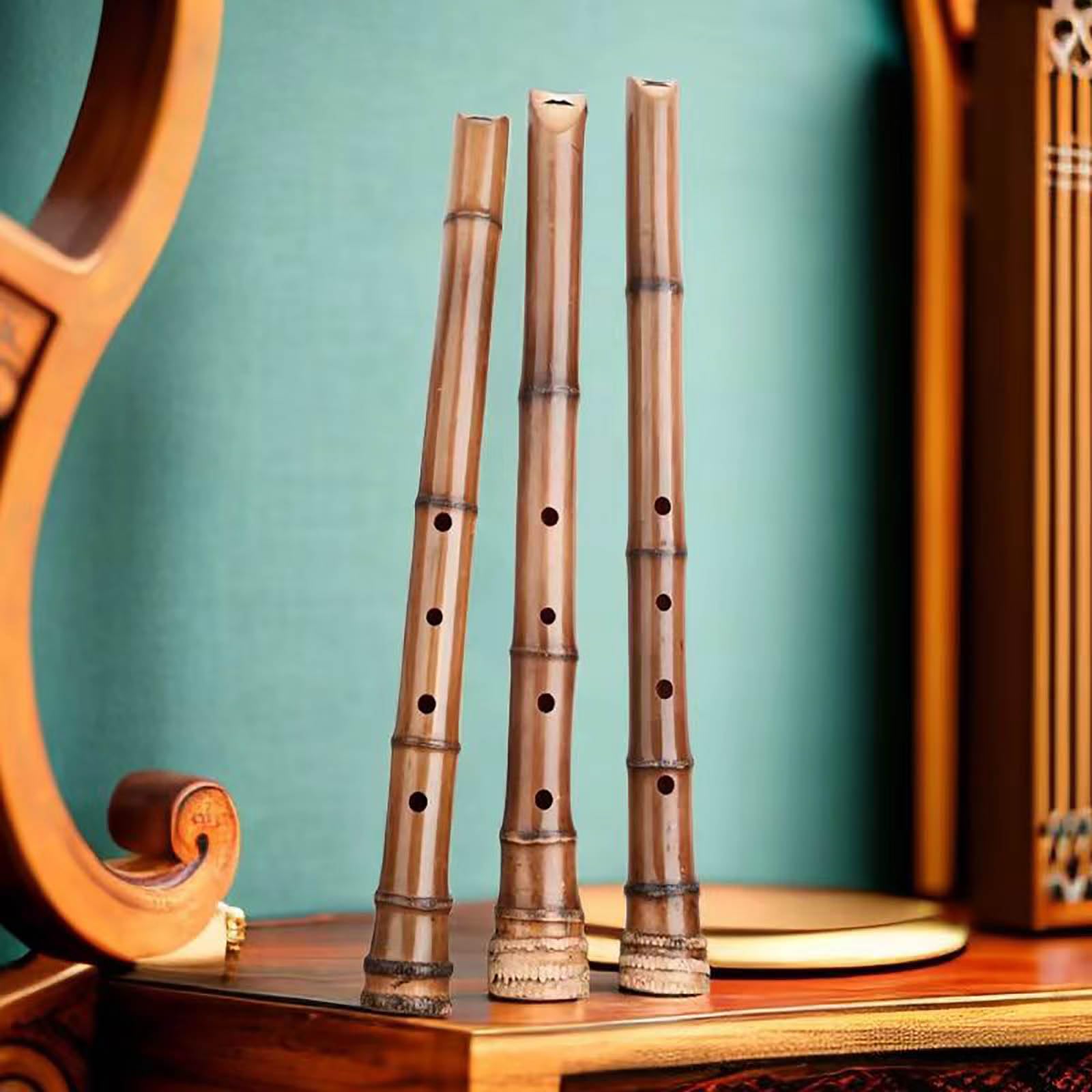 Amazon | Jinchuan 尺八 1尺8寸 D管 尺六 1尺6寸 E管 琴古流 高級管