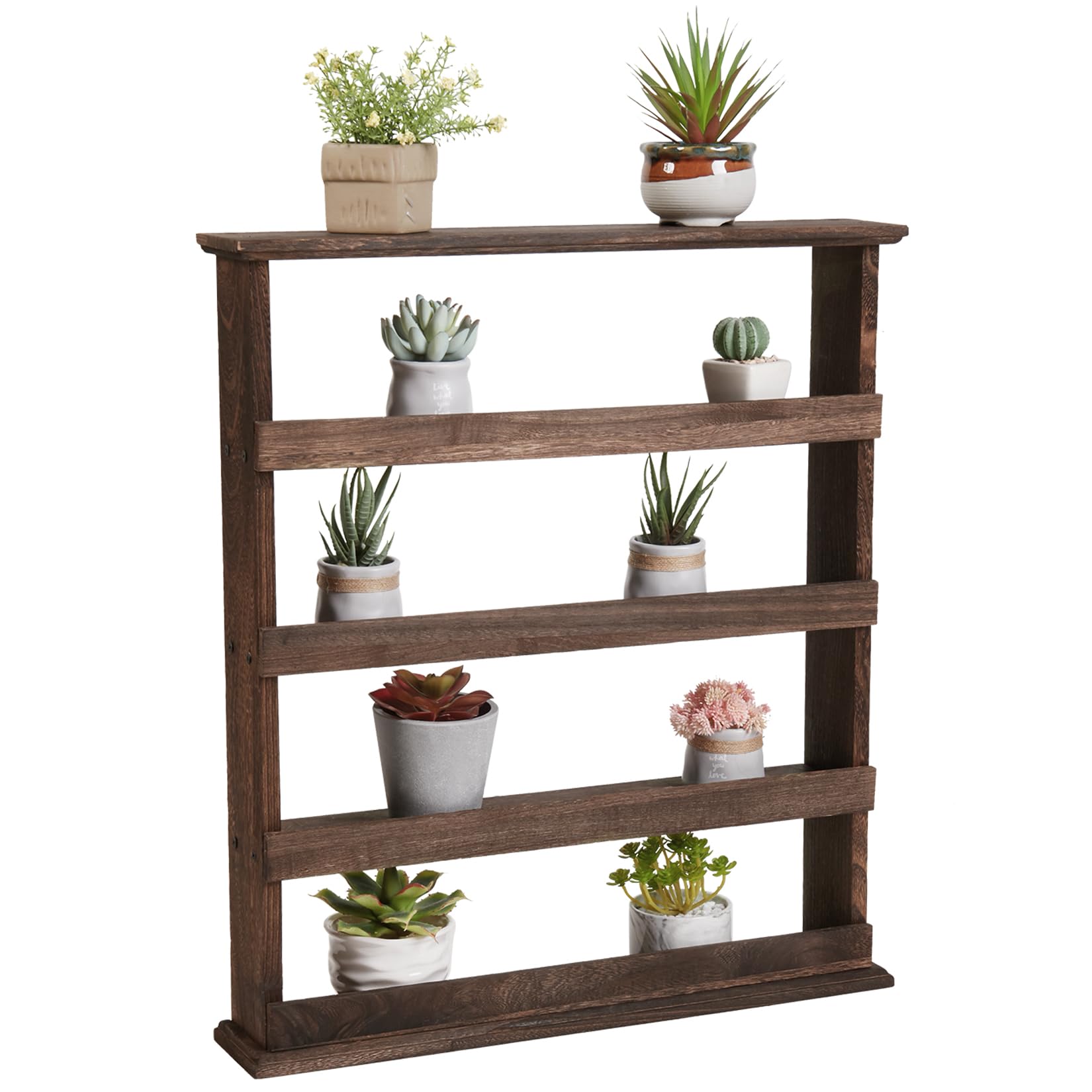 Amazon｜Susire ウッドウォールラック スパイスラック 木製 壁掛け棚