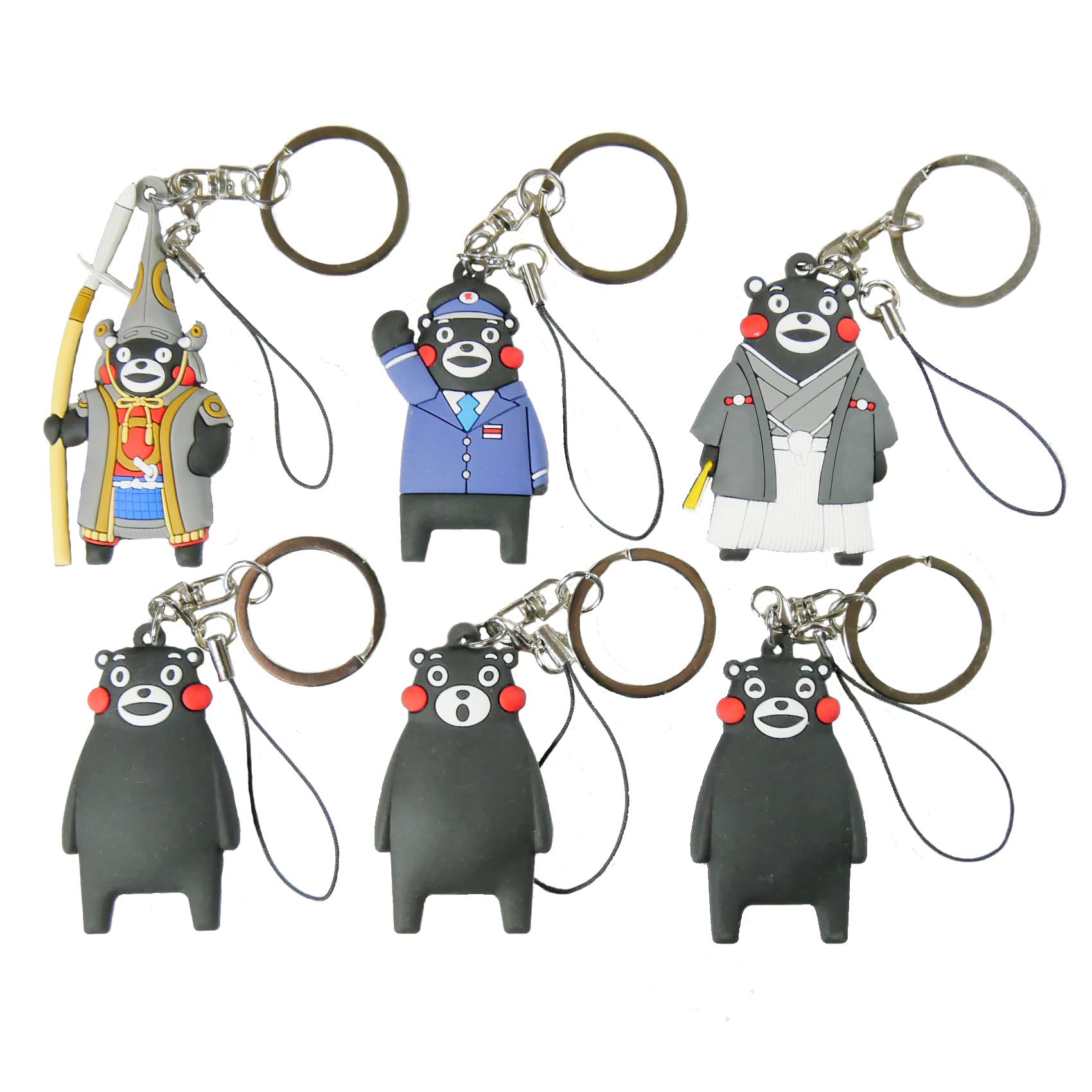 Amazon.co.jp: くまモン くまモングッズ 立体キーホルダー ストラップ