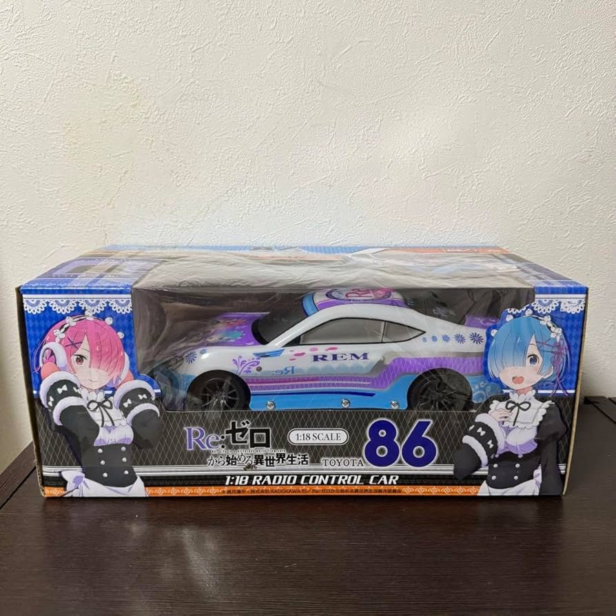 Amazon.co.jp: トヨタ86 ラジコン リゼロ Re ゼロ 痛車 1 18 : おもちゃ