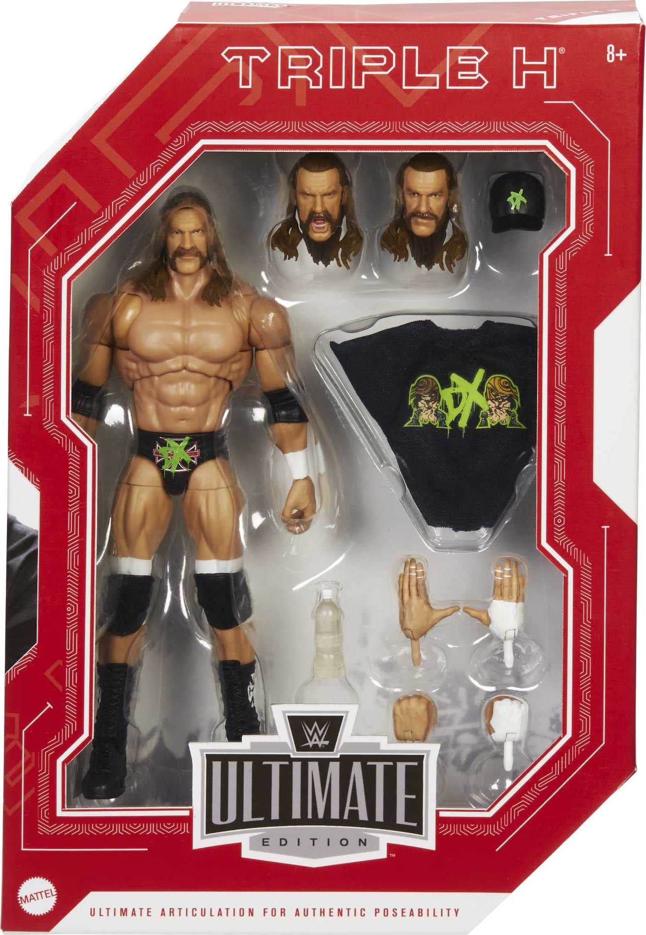 Amazon.com: Mattel WWE Triple H Ultimate Edition Fan TakeOver