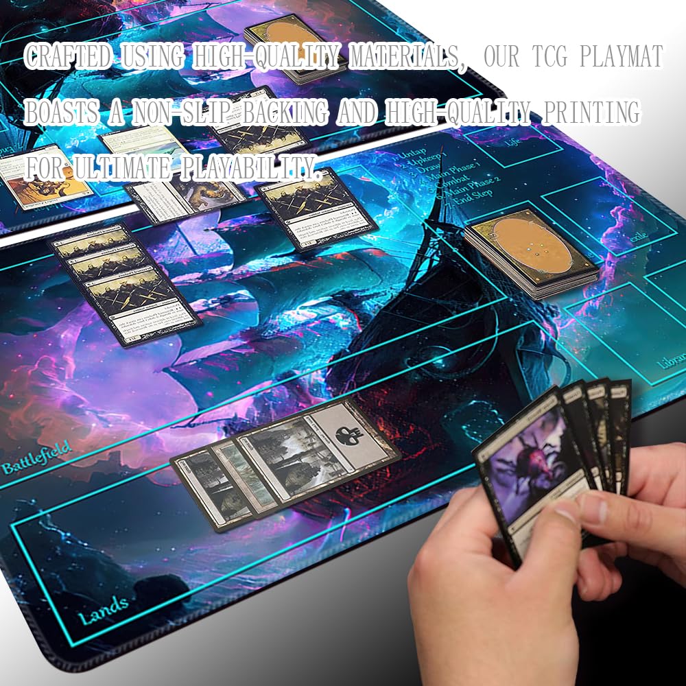 Amazon | MTG プレイマット プラスチック収納チューブとバッグ付き