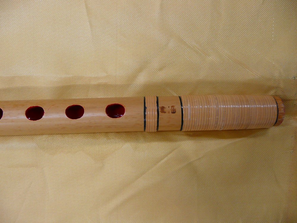 Amazon | 紫水流篠笛（獅子田籐巻）7本調子 | 篠笛 | 楽器・音響機器