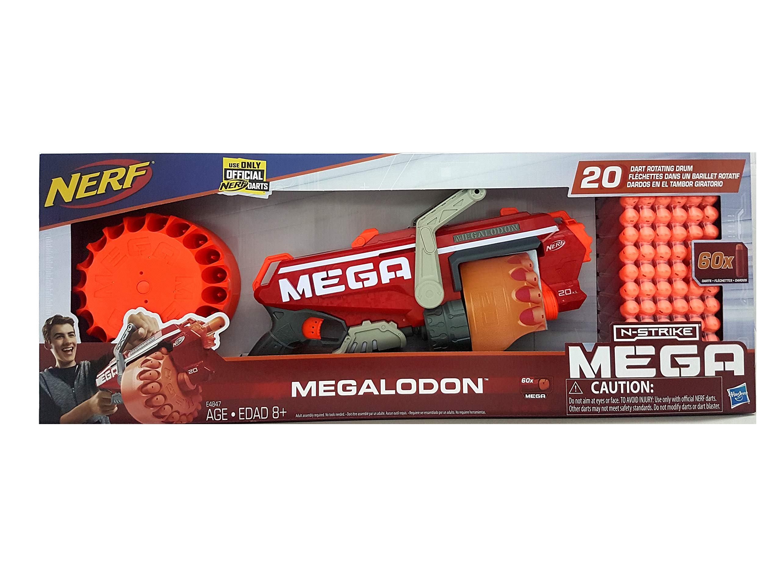 Amazon.co.jp: ナーフ メガロドン メガ トイ ブラスター メガパック 20