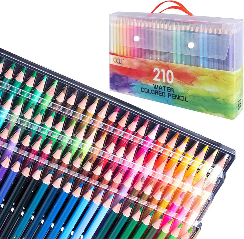 Amazon | 120/150/180/210 プロアーティスト水彩色鉛筆セット 学校学生