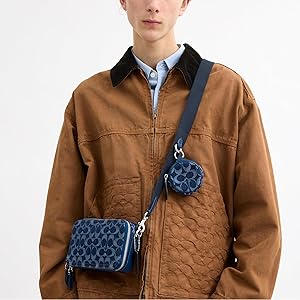 Amazon | [Coach] コーチチャータースリムクロスボディ。, ディープ
