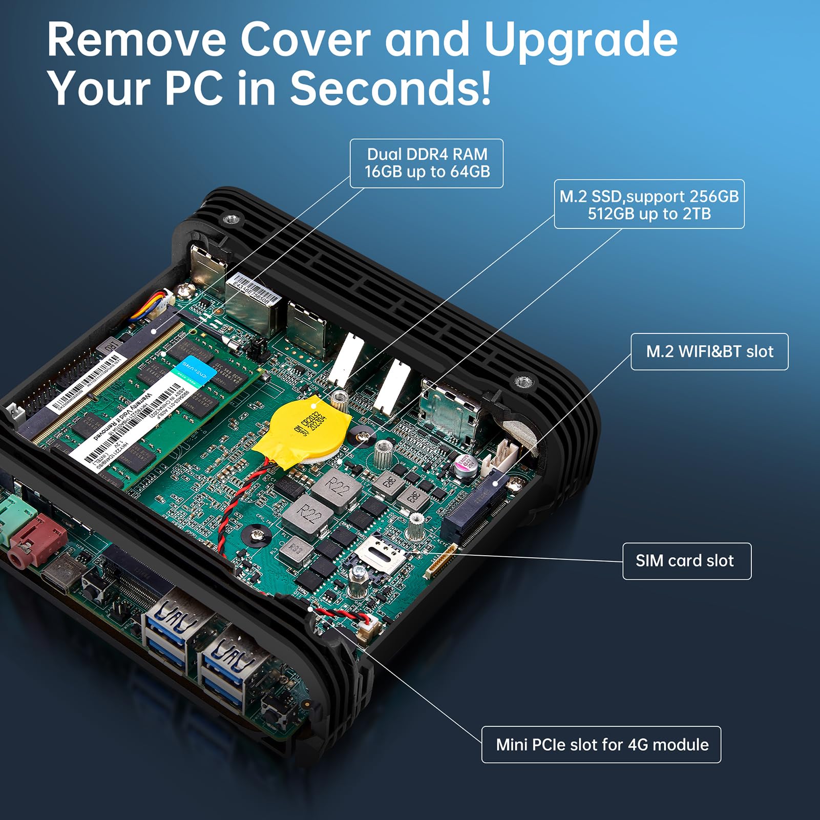 Amazon.co.jp: VNOPN Mini PC 11th Core i5-1145G7、ミニ