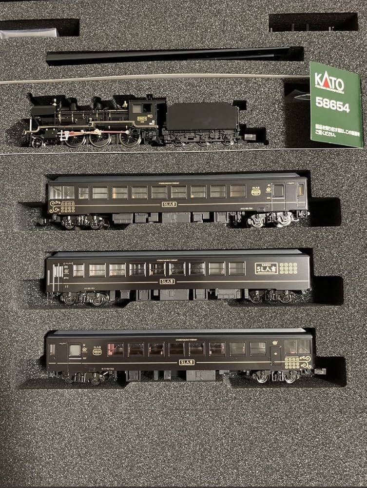 Amazon | KATO 10-1727 特別企画品 58654＋50系700番代 「SL人吉」4両