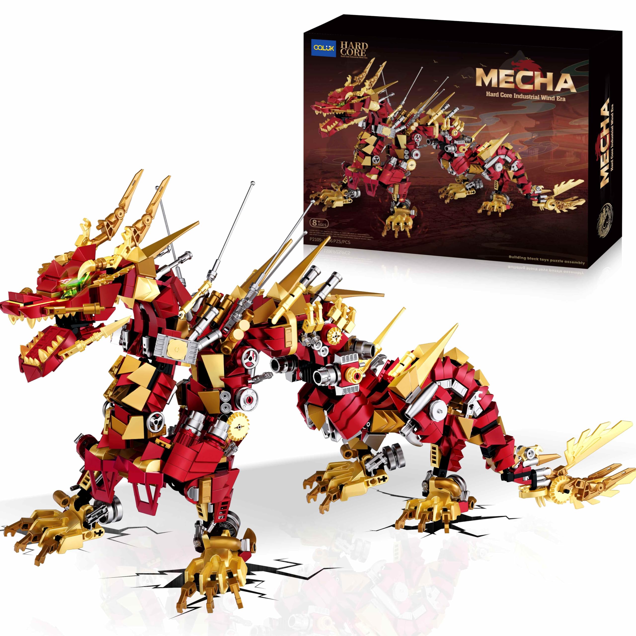 Amazon.co.jp: Oqluk ドラゴン 組み立ておもちゃキット メカニカル