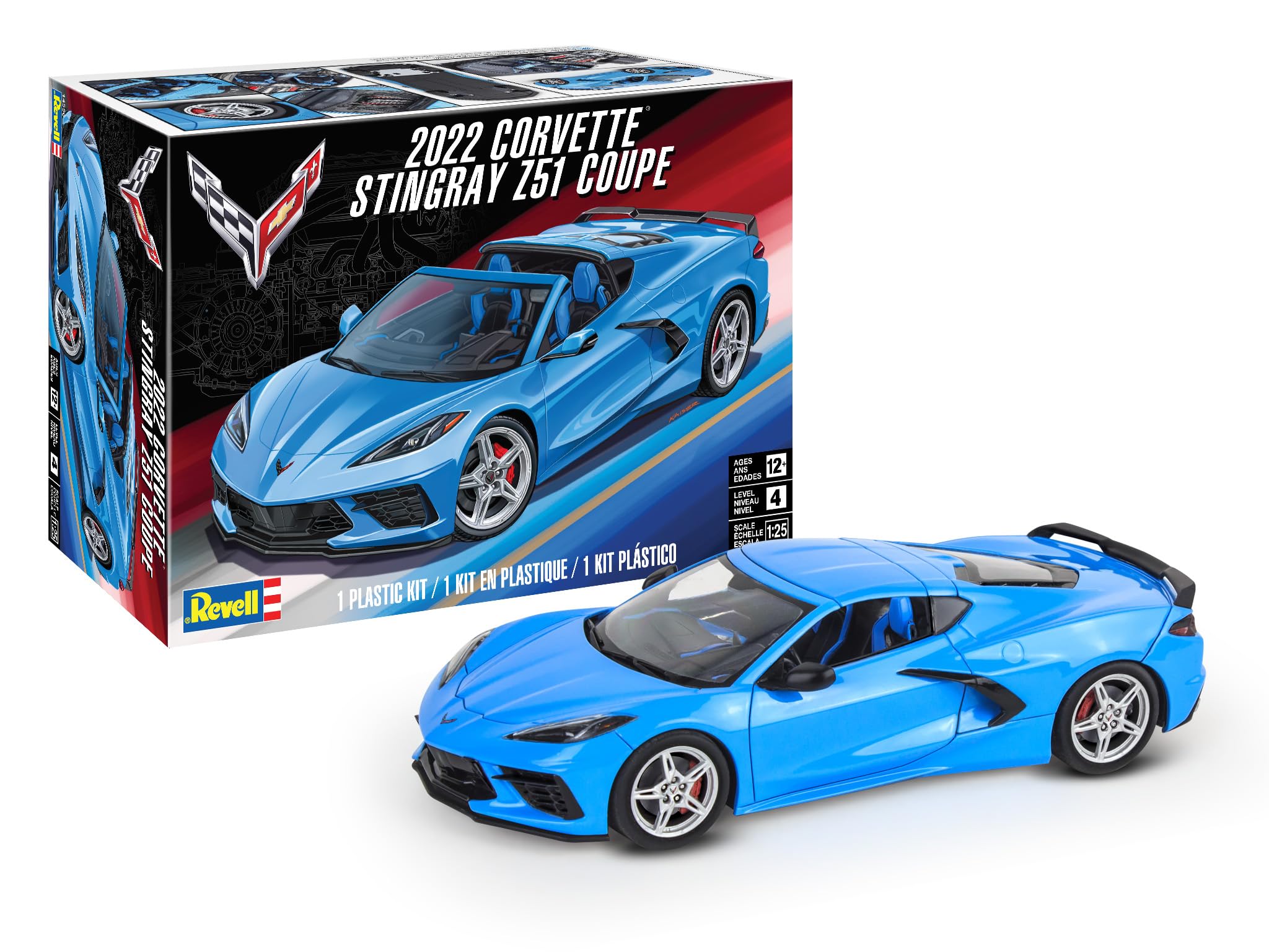 Amazon | Revell 14556 2022 シボレー コルベット スティングレイ Z51
