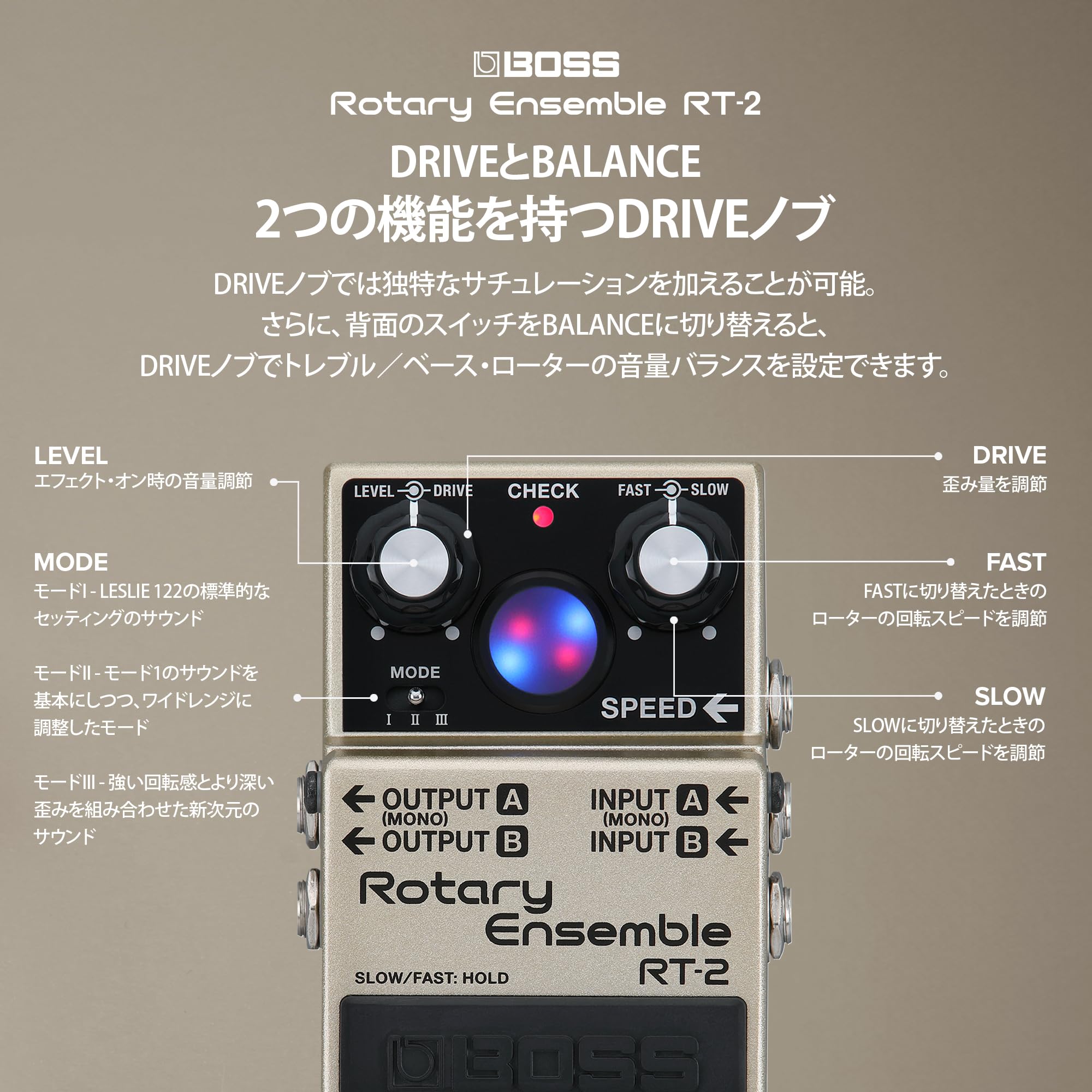 Amazon.co.jp: BOSS RT-2 ロータリーアンサンブル : 楽器・音響機器