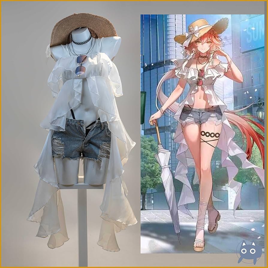 Amazon | 長離 コスプレ衣装 ウィッグ 鳴潮 めいちょう 水着 アニメ