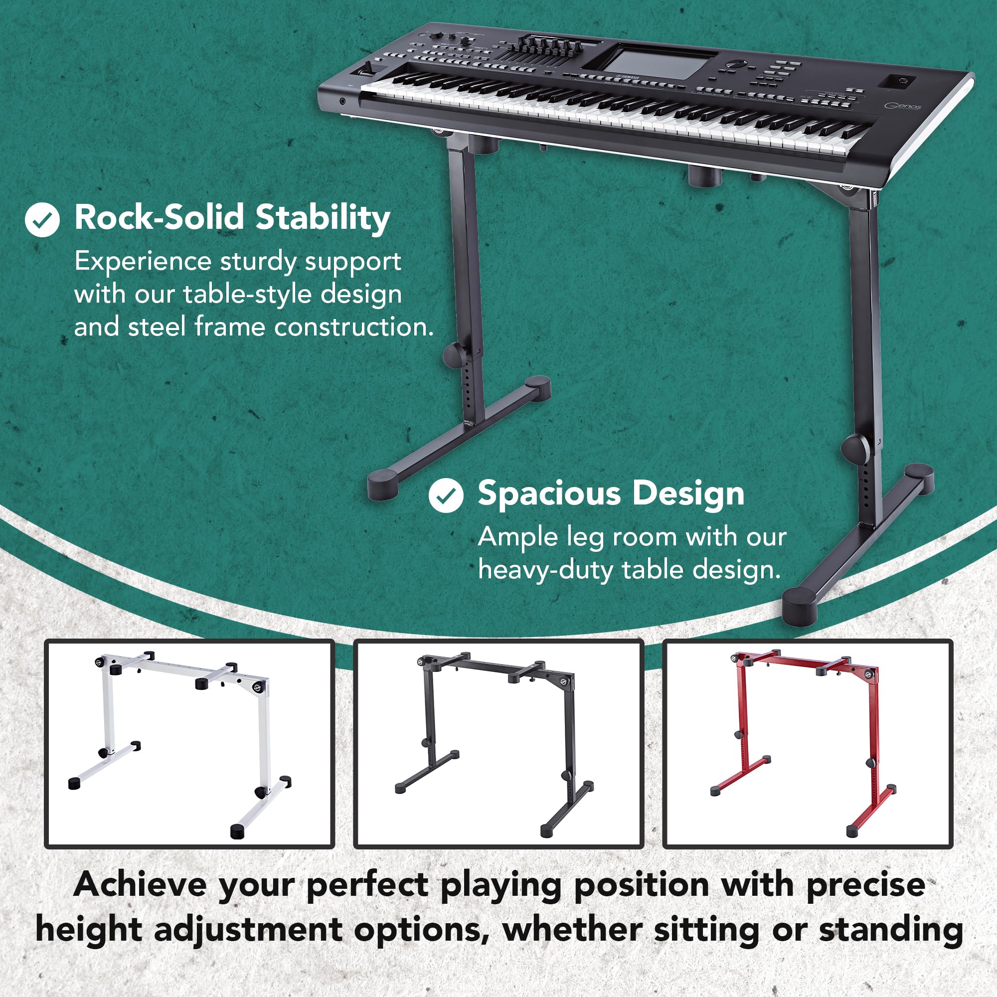 Amazon | K&M (ケーアンドエム) キーボードスタンド 折畳み式 Table