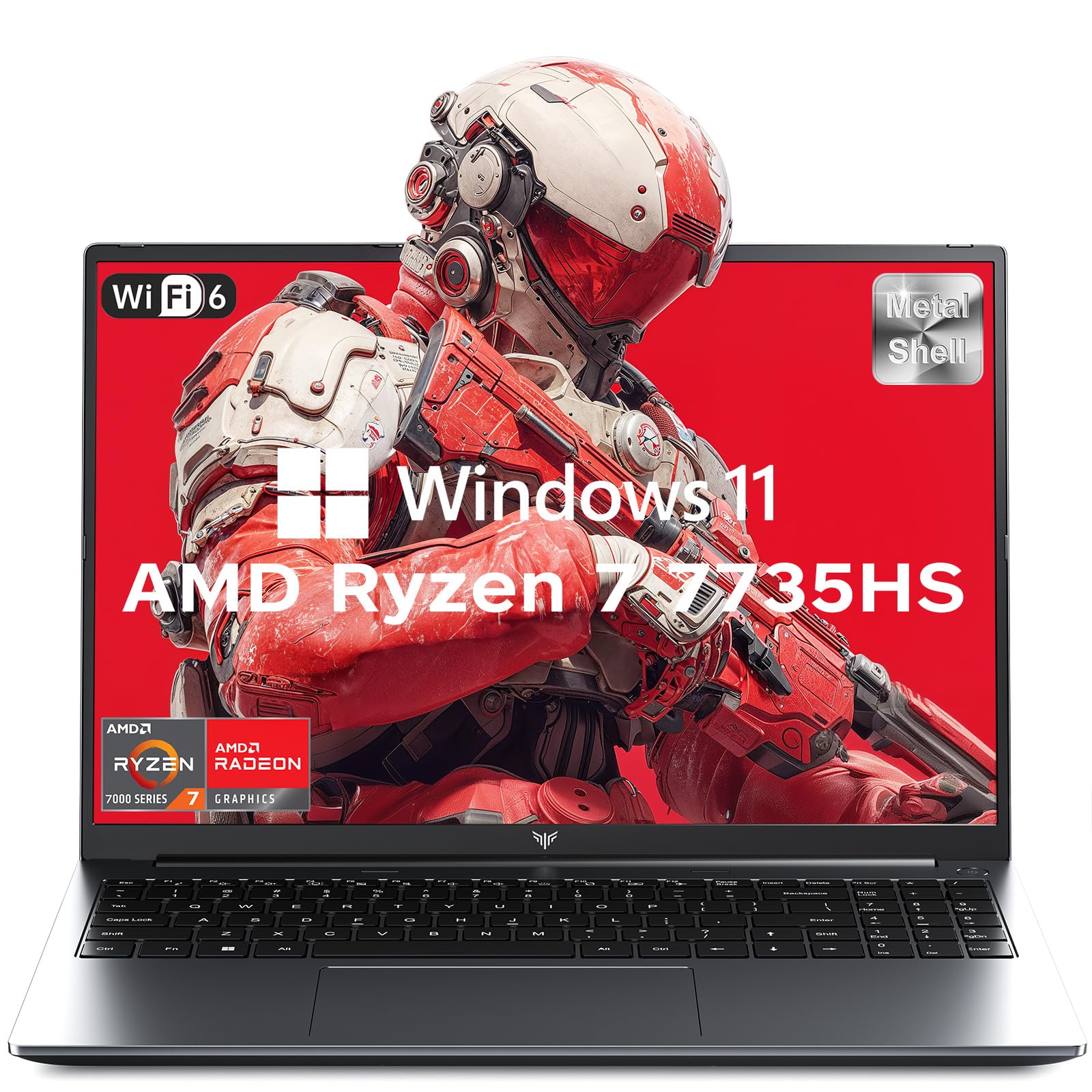 Amazon.com: KAIGERR 2025 Gaming Laptop, Laptop with AMD Ryzen 7