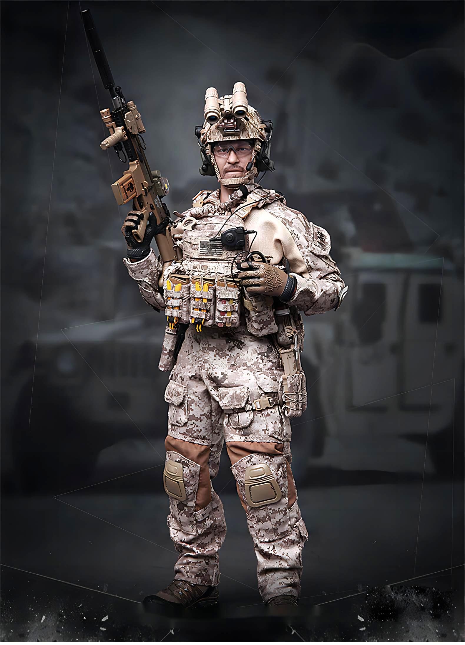 Amazon | MINITIMES 1/6 フィギュア 米海軍 特殊部隊 ネイビーシールズ