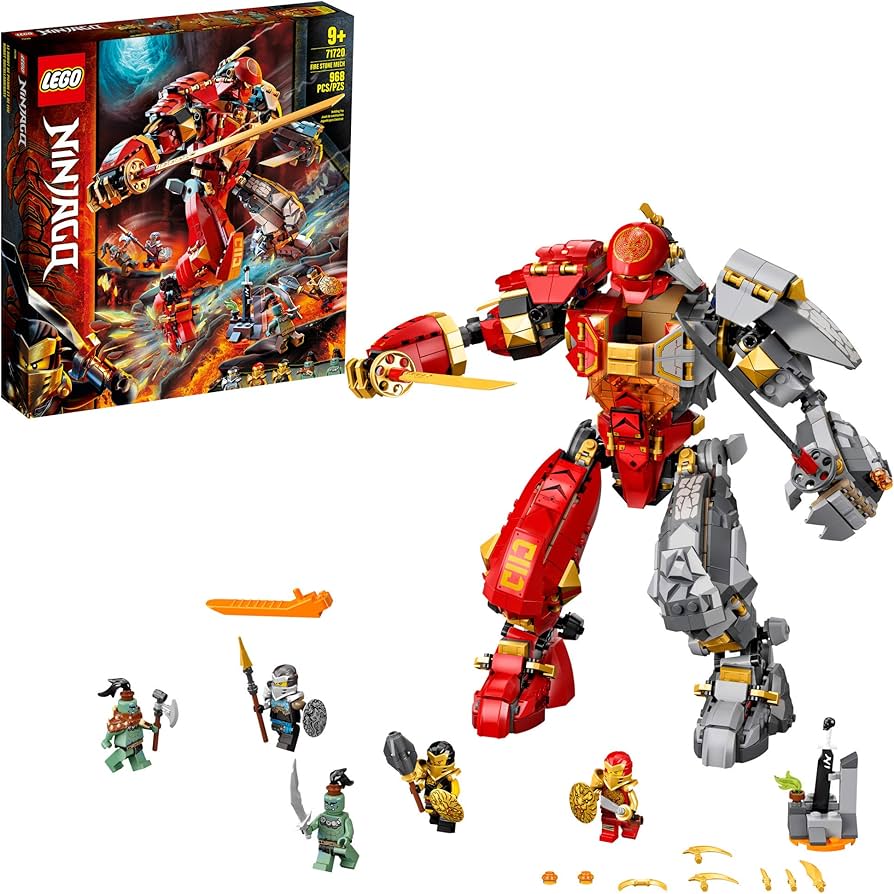 Amazon.co.jp: LEGO NINJAGO Fire Stone Mech 71720 Building Kit