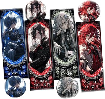 Amazon.co.jp: BNQ 黒執事 バッジ ブックマーク セット シエル