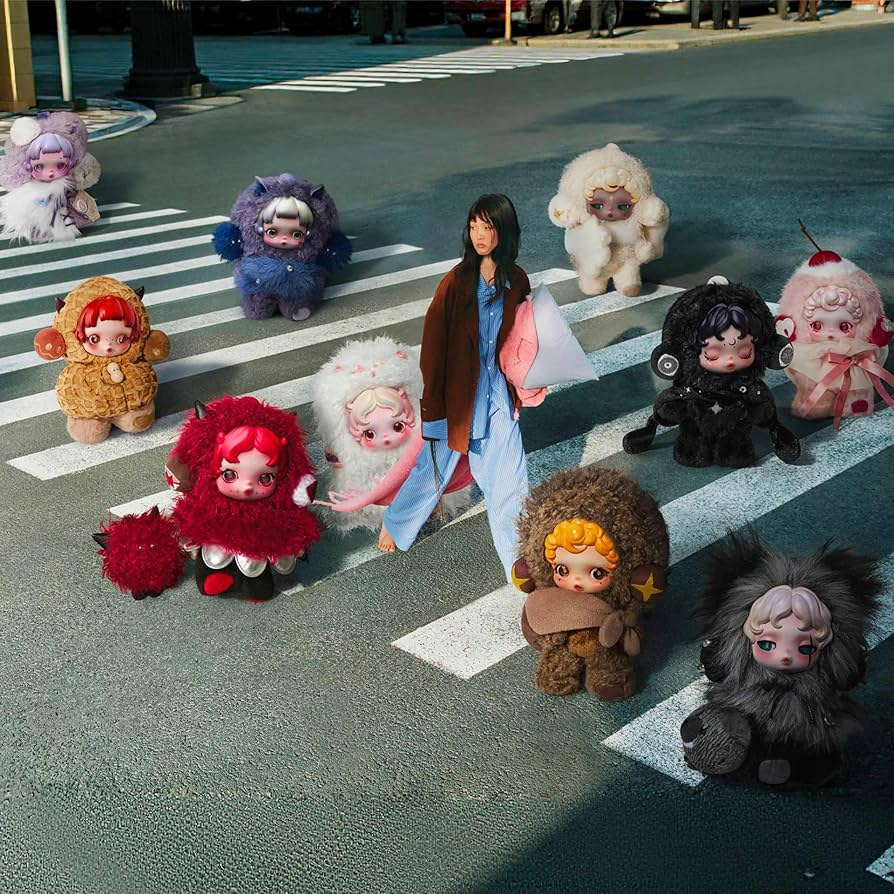 Amazon.com: POP MART SKULLPANDA You Found Me! Series Plush Doll