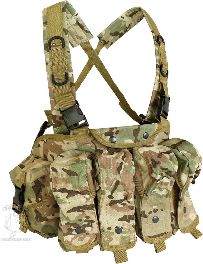 Amazon | [SHENKEL] アルファレーベル 軽量 タクティカル AK チェスト