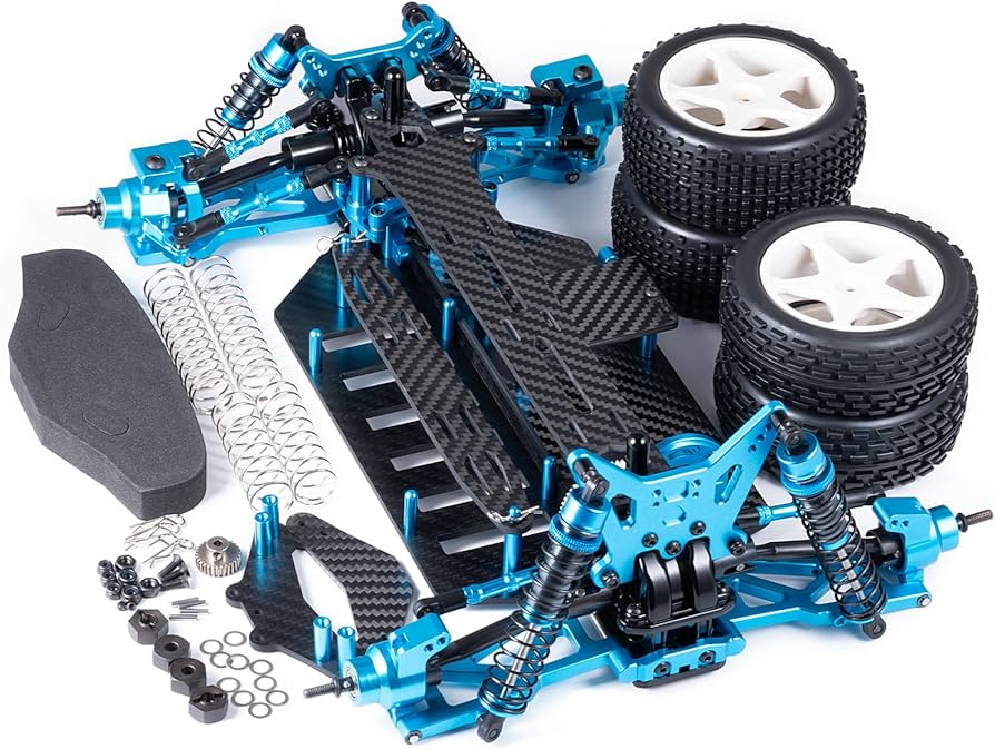 Amazon.com: MORFUM 1/10 CNC Metal Alloy & Carbon Fiber Chassis