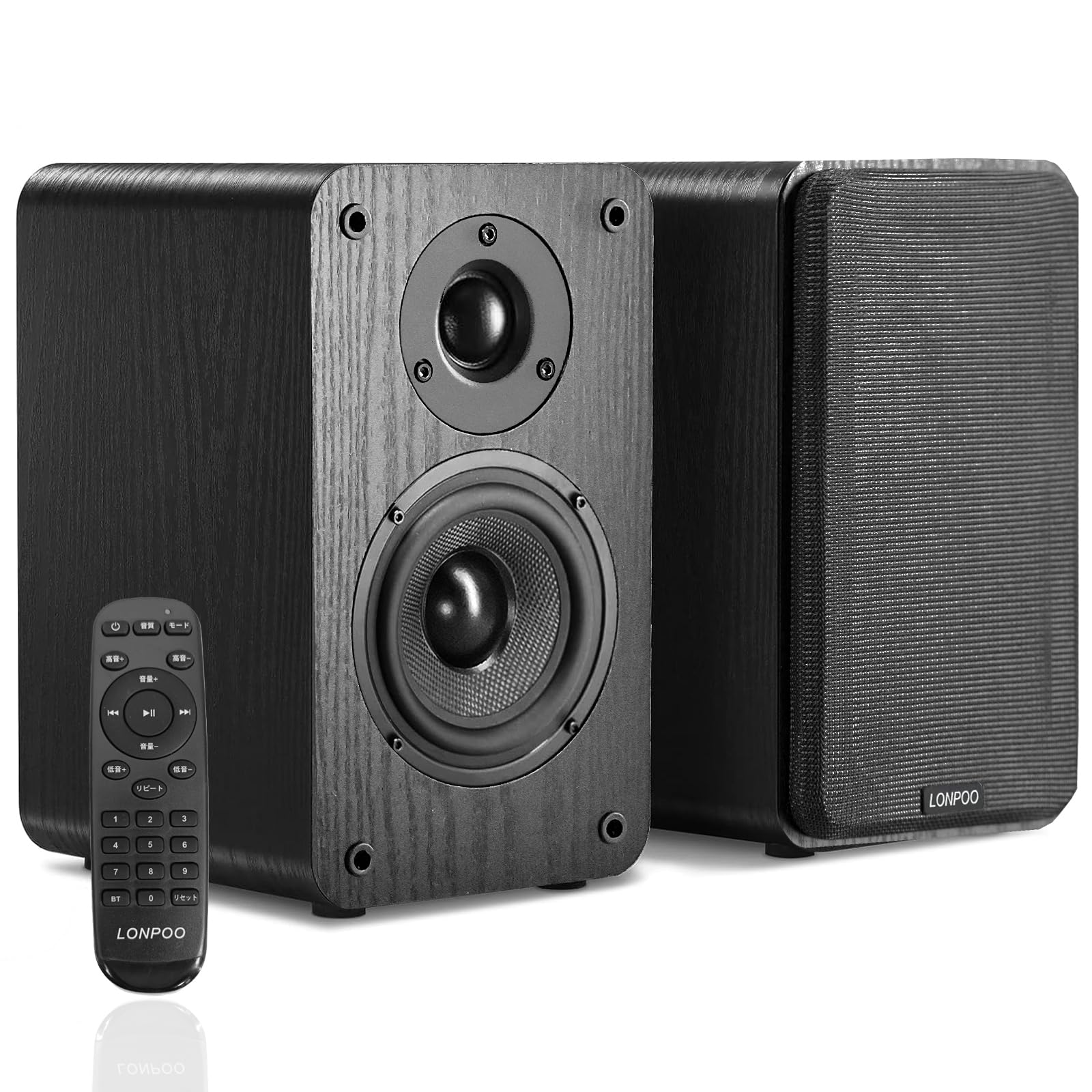 Amazon.co.jp: 2台1組 100W 2ウェイブックシェルフスピーカー