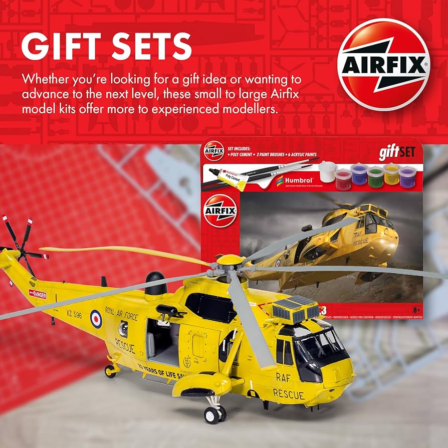 Amazon.com: Airfix Starter Gift Set Westland Sea King HAR.3 1:72