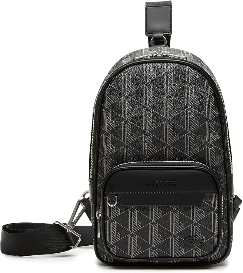 Amazon | [ラコステ] ザ ブレンド モノグラムプリント ボディバッグ