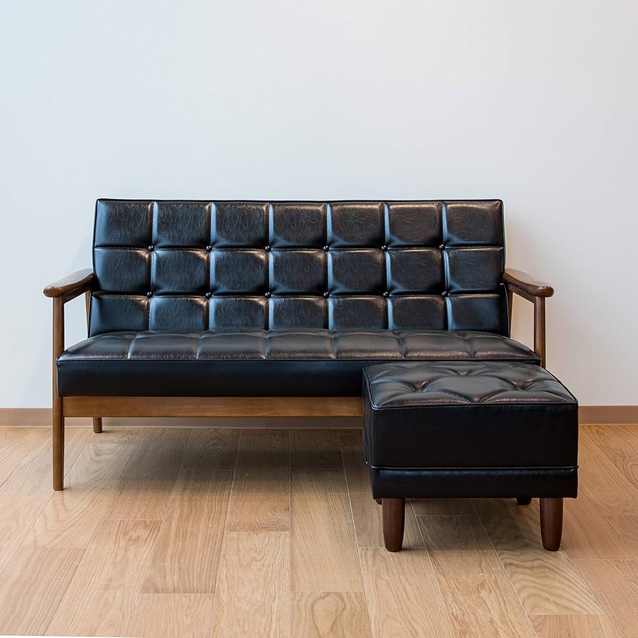 Amazon.co.jp: カリモク60 Kチェア 2シーター スタンダードブラック