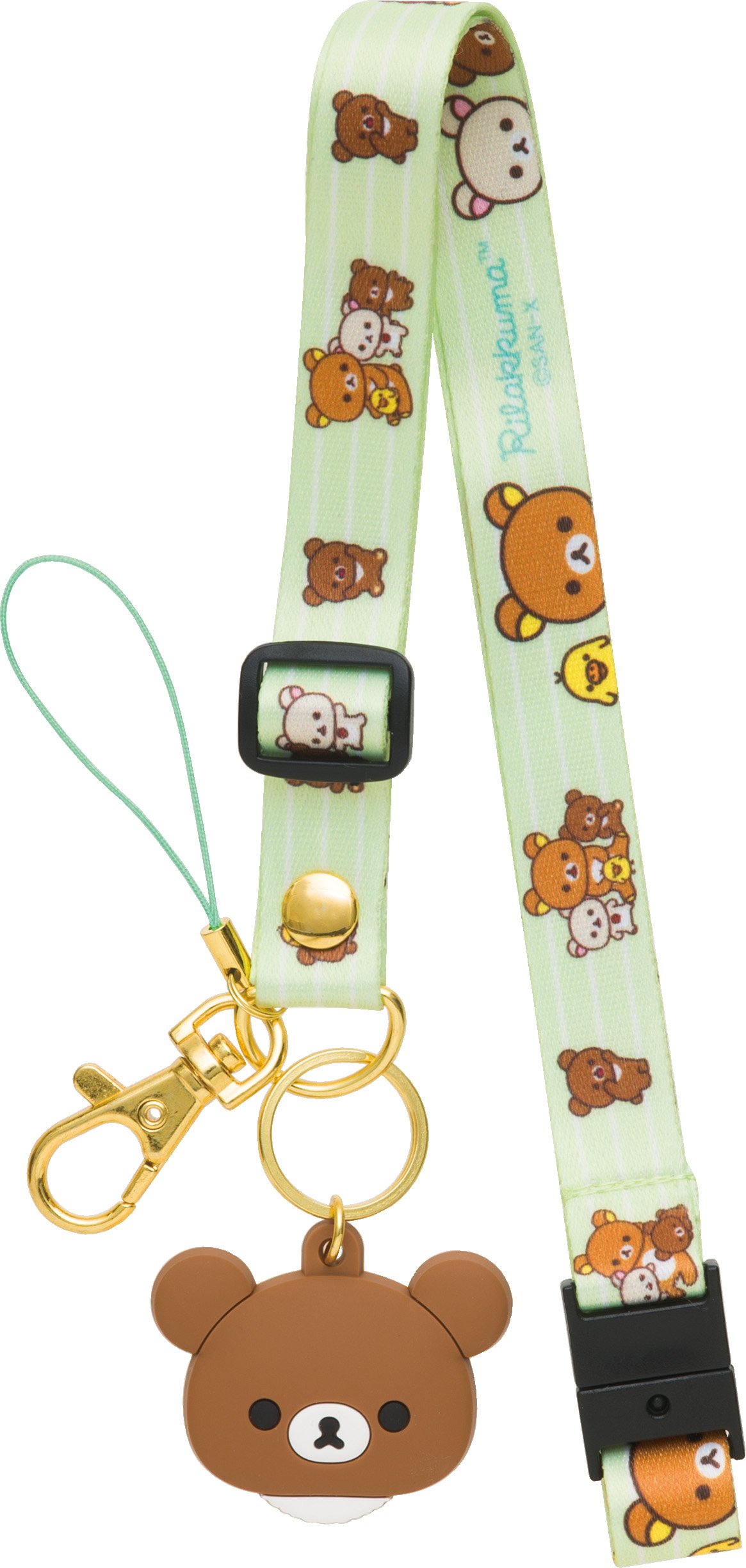 Amazon | サンエックス リラックマ ネックストラップ チャロイコグマ