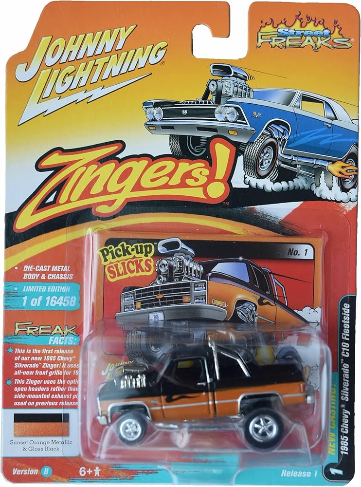 Amazon.com: Johnny Lightning 1985 Chevy Silverado C10 Fleetside