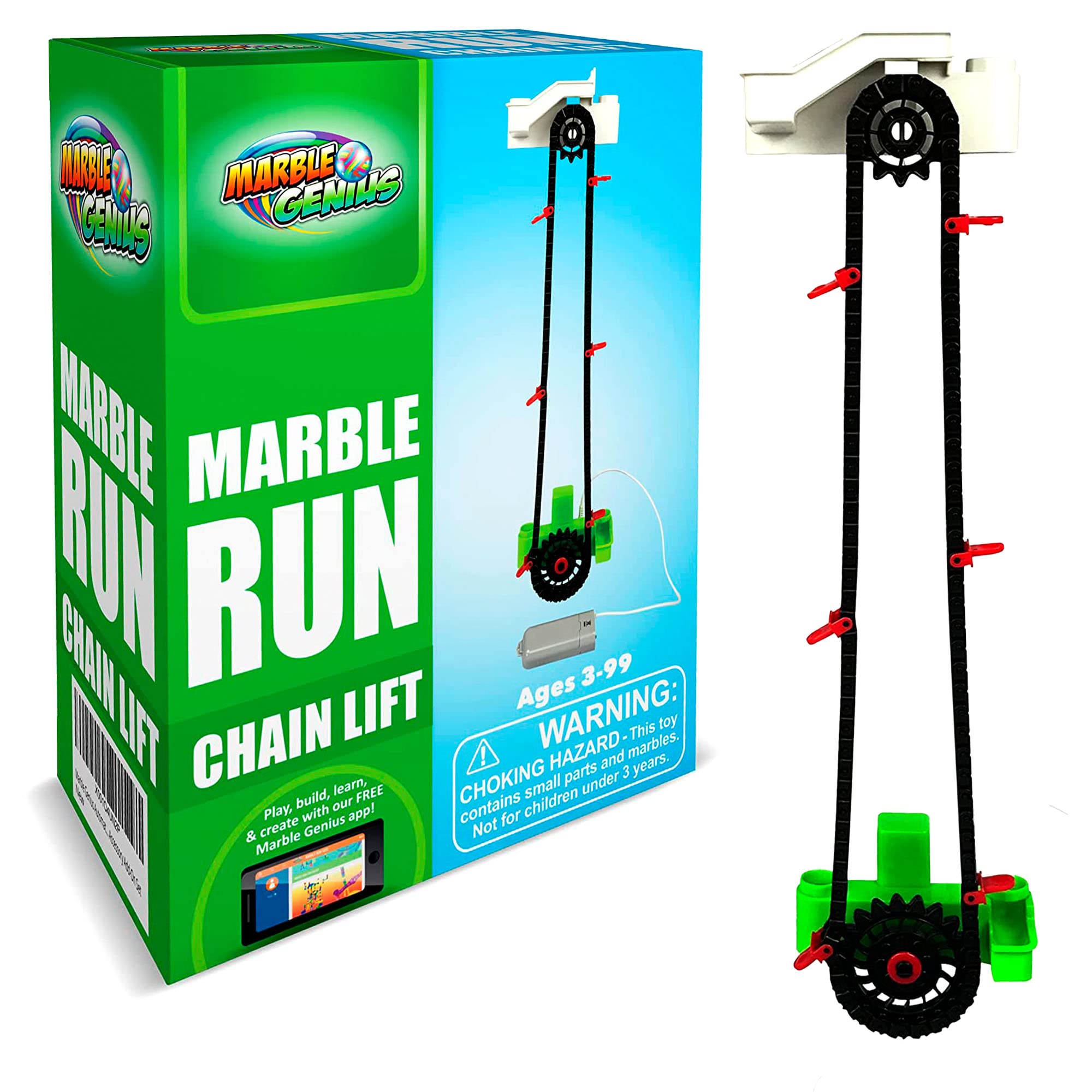 Amazon.co.jp: Marble Genius Automatic Chain Lift - Marble Run
