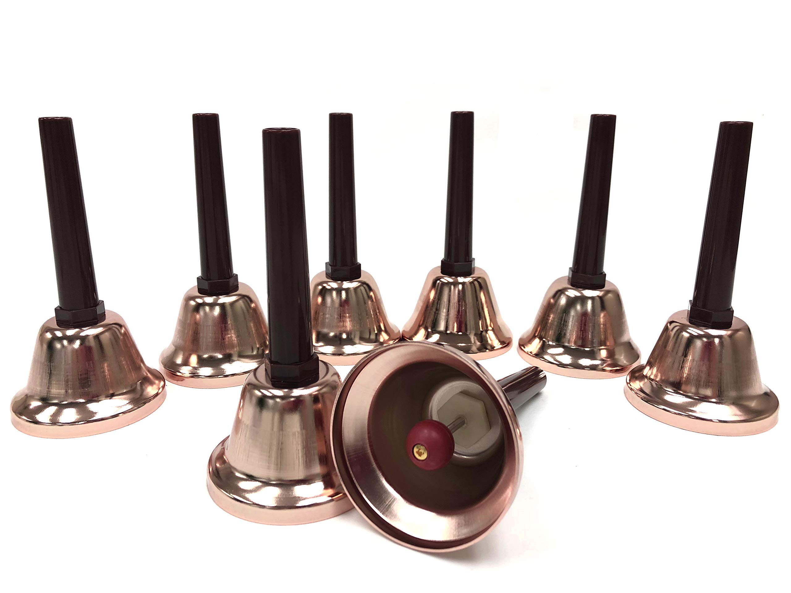 Amazon | ゼンオン ハンド式タイプ 8音セット ミュージックベル ピンク