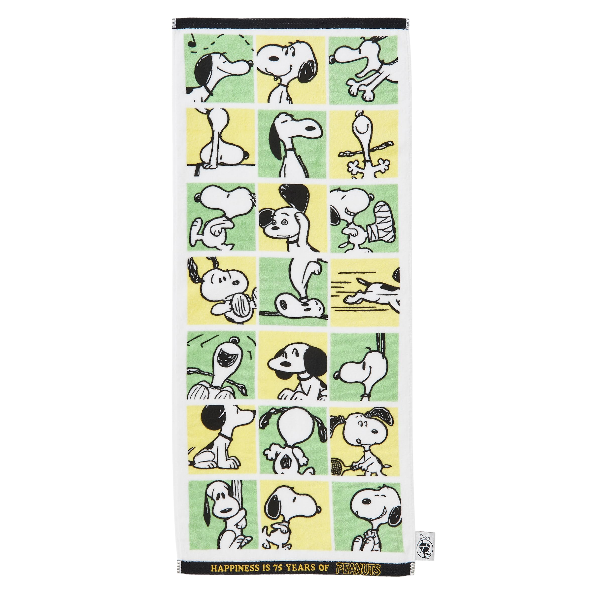 Amazon｜nishikawa【西川】 スヌーピー フェイスタオル 34X80cm 洗える