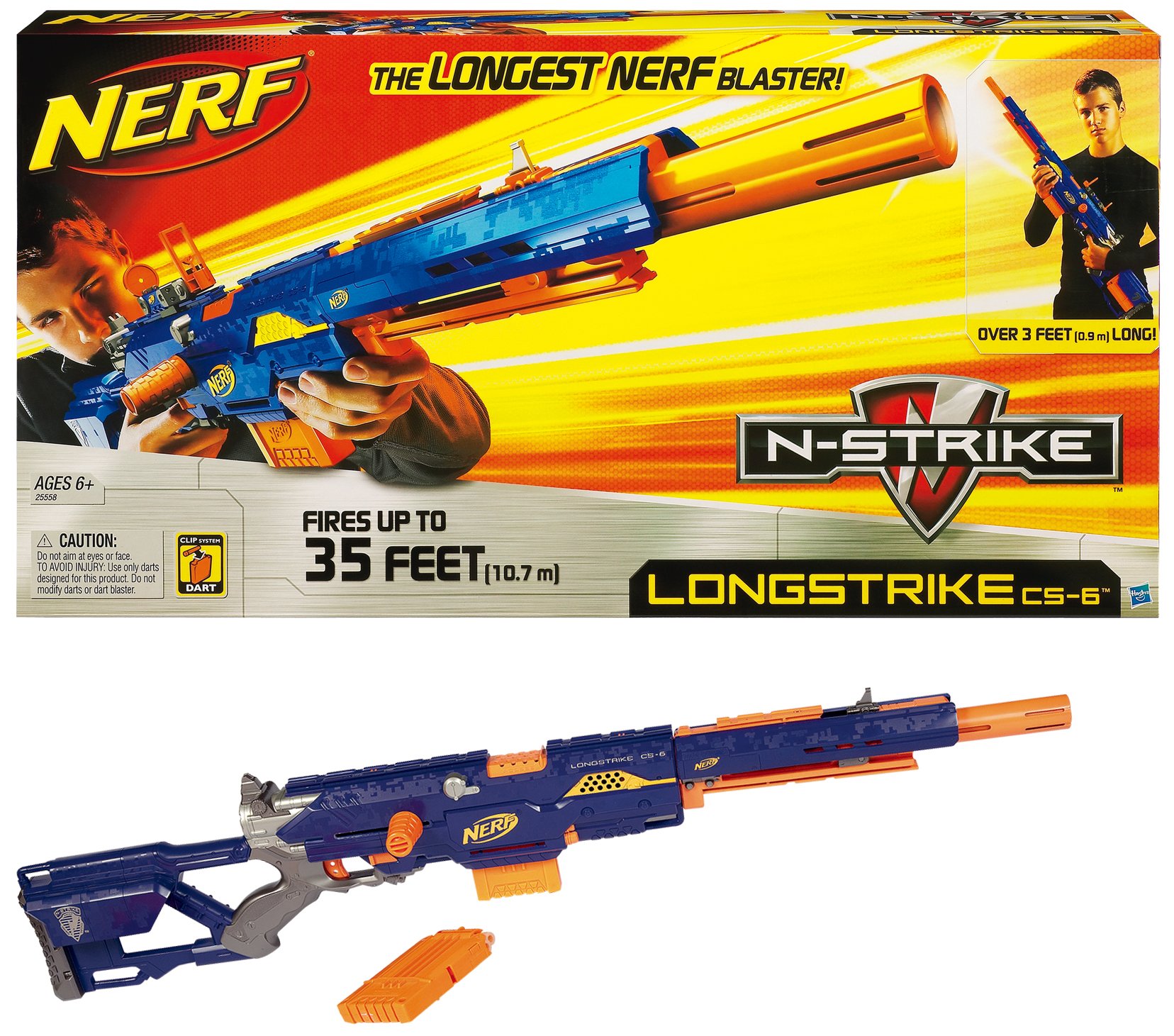 Amazon.co.jp: Nerf N-Strike Longstrike CS-6 （並行輸入） [並行輸入