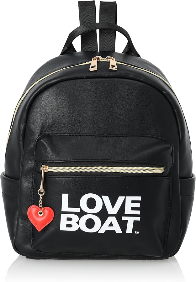 Amazon.co.jp: ハートチャーム付きPUリュック : ファッション