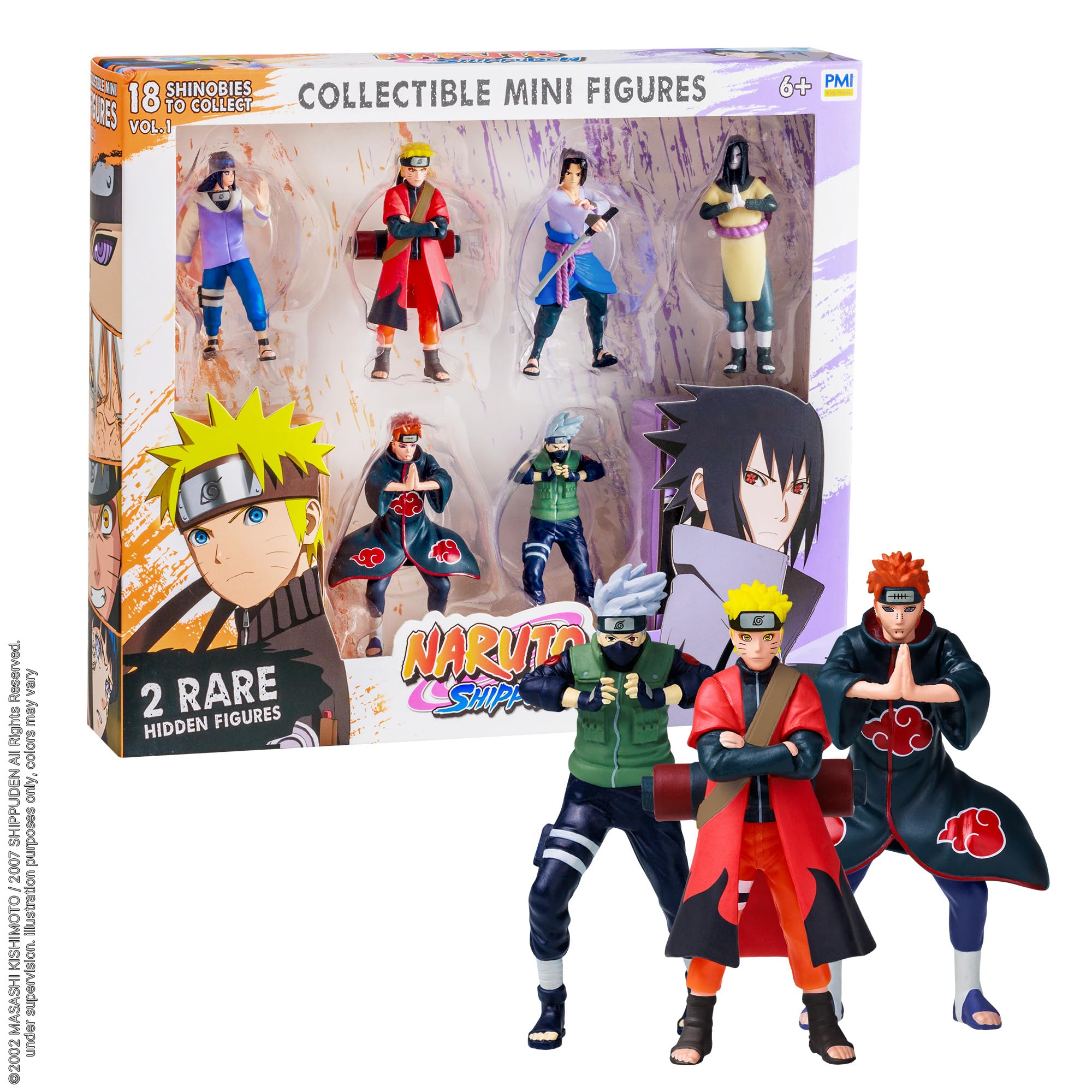 Amazon.com: Naruto Shippuden Collectible Mini Figures 8-Pack