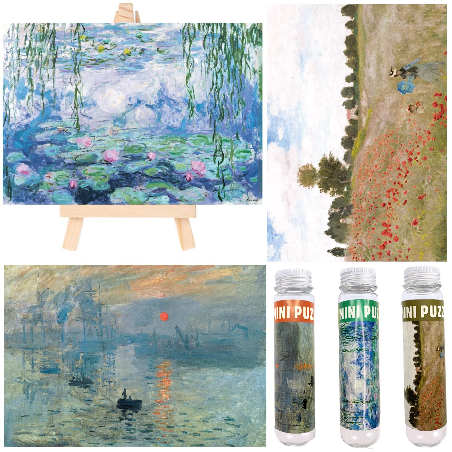Amazon | 小さなジグソーパズル 大人用 150ピース 油絵 Monet Sunrise
