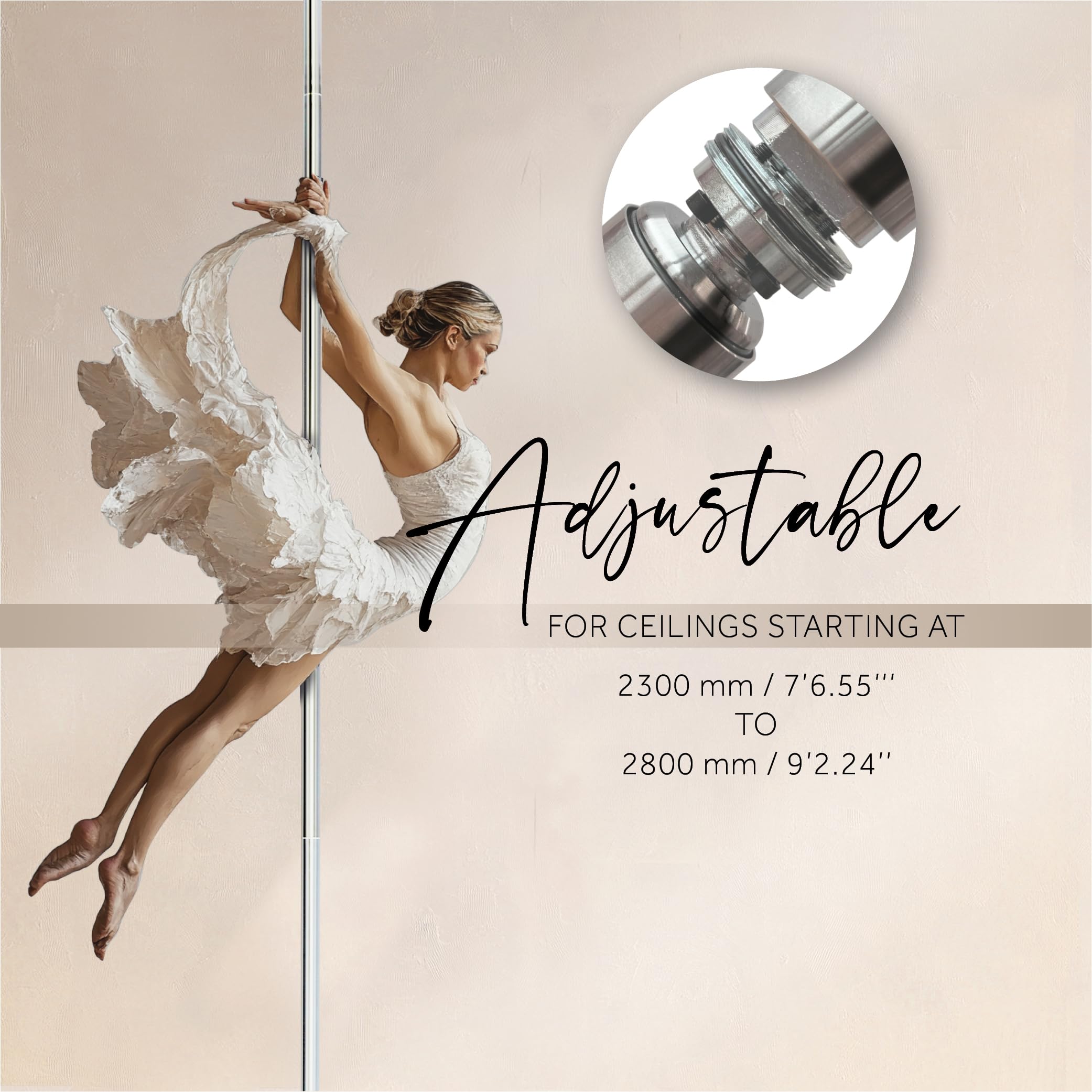 Amazon | LUPIT POLE クラシック G2 標準ロック - ポータブルダンス